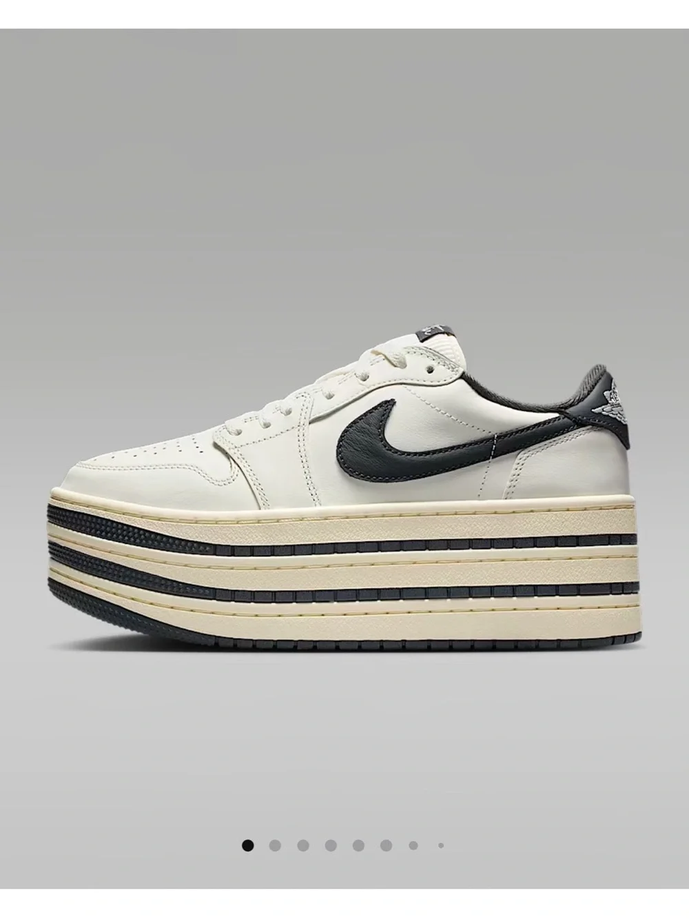 nike women’s air jordan 1 triple stack platform sneakers 9